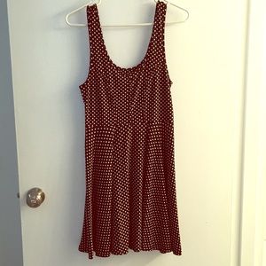Free People Black and White Polka Dot Dress